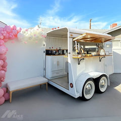 Vintage Horse Trailer Style Mobile Bar for Weddings, Coffee and Event Catering