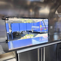 Custom Stainless Steel Food Trailer Mobile Kitchen Concession Trailer for Coffee, BBQ & Street Food