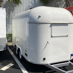 16ft Retro Mobile Food Trailer - Vintage Airstream Style Catering Trailer