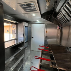 Black Twin Axle Catering Trailer Mobile Street Food Business Unit