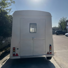 Classic Citroen Style Catering Trailer - Towable Corrugated Concession Unit