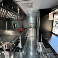 Black Twin Axle Catering Trailer Mobile Street Food Business Unit