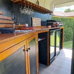 Black Twin Axle Mobile Bar Trailer Wedding Event Prosecco Cocktail Business Unit