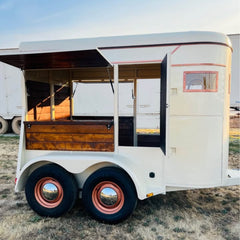 Vintage Food Trailer Mobile Coffee Concession Catering Street Food Dessert