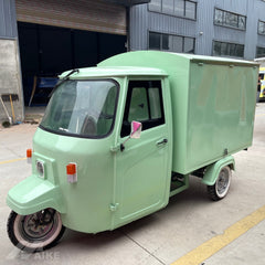 Vintage Mint Green Mobile Bar Tricycle - 4-Tap Draft Cart