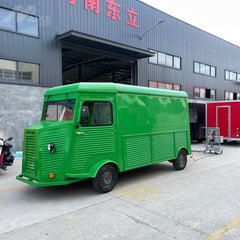 16ft Retro Citroen Style Food Van for Mobile Coffee & Catering