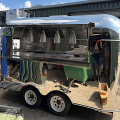 Mirror Finish Silver Food Trailer with Commercial Mobile Kitchen for Coffee, BBQ and Street Food