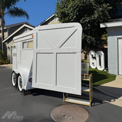Vintage Horse Trailer Style Mobile Bar for Weddings, Coffee and Event Catering