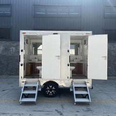VIP Portable Restroom Trailer - 2-Station Luxury Mobile Bathroom