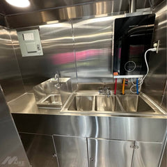 Compact Food Trailer Mobile Kitchen Cart for Coffee, Snacks and Small Food Business Startups