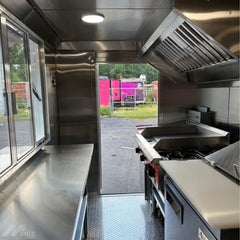 Compact Food Trailer Mobile Kitchen Cart for Coffee, Snacks and Small Food Business Startups