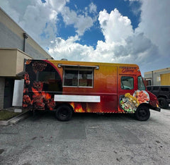 Custom Wrapped Food Truck [16.4ft] - Fully Equipped Mobile Kitchen for Catering