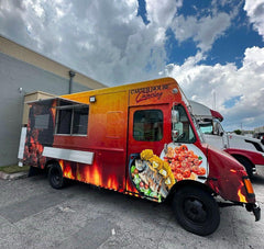 Custom Wrapped Food Truck [16.4ft] - Fully Equipped Mobile Kitchen for Catering