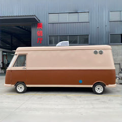 Coffee & Cream Vintage Food Truck [5m] - Classic Bus Style Mobile Cafe (Long Wheelbase)