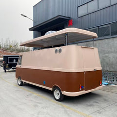 Coffee & Cream Vintage Food Truck [5m] - Classic Bus Style Mobile Cafe (Long Wheelbase)