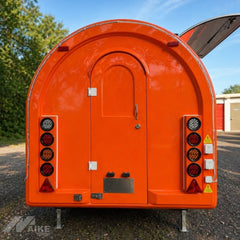 Custom Teardrop Food Trailer Compact Mobile Kitchen Cart for Coffee, Desserts and Street Food Business