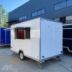 Blank Canvas White Food Trailer - Single Axle Mobile Kitchen