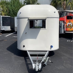 16ft Retro Mobile Food Trailer - Vintage Airstream Style Catering Trailer
