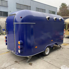Deep Blue Capsule Food Trailer - Dual Axle Commercial Kitchen
