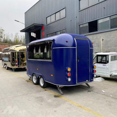 Deep Blue Capsule Food Trailer - Dual Axle Commercial Kitchen