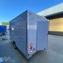 Blank Canvas White Food Trailer - Single Axle Mobile Kitchen