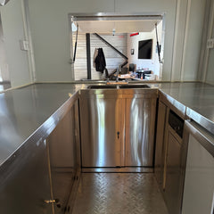 Mini Black Box Food Trailer [9.8ft] - Compact Single Axle Mobile Kitchen