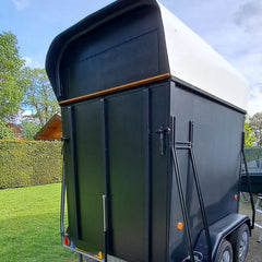 Black Twin Axle Mobile Bar Trailer Wedding Event Prosecco Cocktail Business Unit
