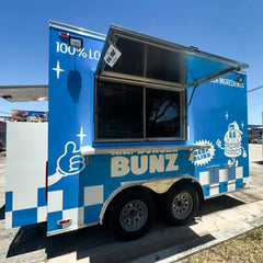 Commercial Double Axle Food Trailer with Large Mobile Kitchen for Burgers, BBQ and Street Food