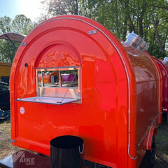 Custom Teardrop Food Trailer Compact Mobile Kitchen Cart for Coffee, Desserts and Street Food Business