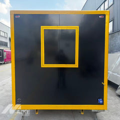 Black and Yellow Double Axle Food Trailer with Commercial Kitchen for BBQ, Burgers and Street Food