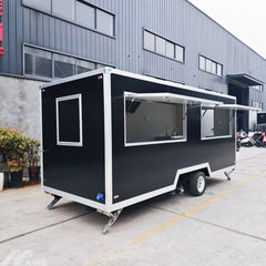 Large Mobile Food Trailer Catering Concession Truck Multi Serving Window