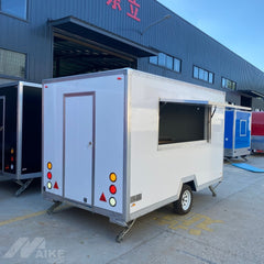 Blank Canvas White Food Trailer - Single Axle Mobile Kitchen