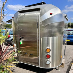 Food Trailer Stainless Steel Double Axle Catering Truck Street Food