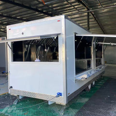 Custom Mobile Kitchen Food Trailer with Large Branding Space for Food Business Startups