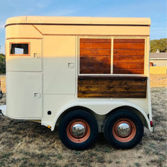 Vintage Food Trailer Mobile Coffee Concession Catering Street Food Dessert