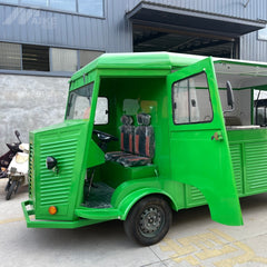 16ft Retro Citroen Style Food Van for Mobile Coffee & Catering