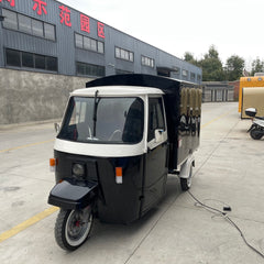 Ape Style Tricycle Food Cart - Mobile Espresso Van