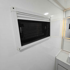 Compact 2-Station Portable Restroom Trailer - White Event Bathroom Unit