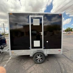 Luxury Black & Gold Portable Restroom Trailer - 2-Station VIP Bathroom Unit