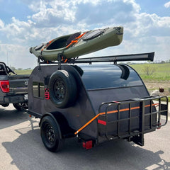 Camo Off-Road Teardrop Trailer [4.1m] - Adventure Camper with Roof Rack & Awning