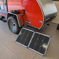 Rugged Red Teardrop Camper Trailer - Off-Road Towable Camping Cabin